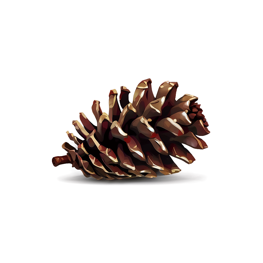 Realistic Pinecone Illustration Png 06132024