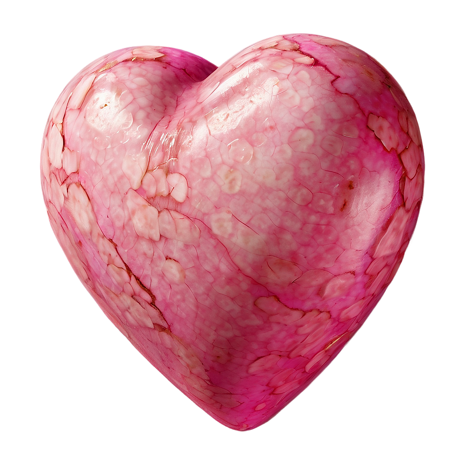 Realistic Pink Heart Png 05232024
