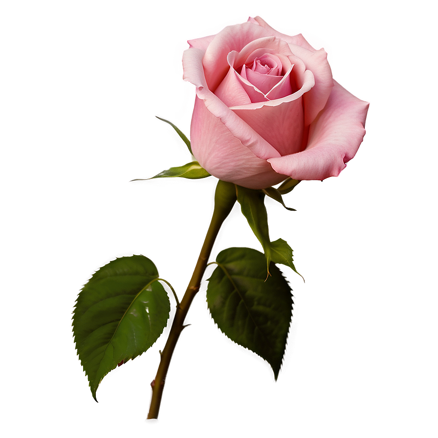 Realistic Pink Rose Png 05242024