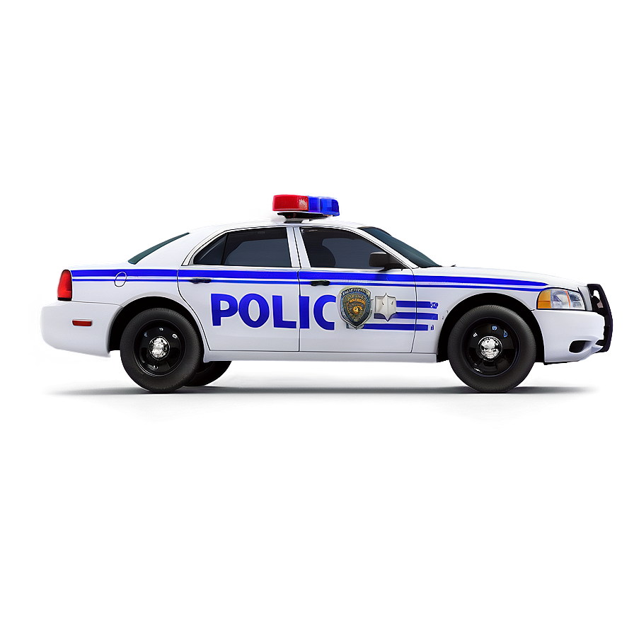 Realistic Police Car Png 49