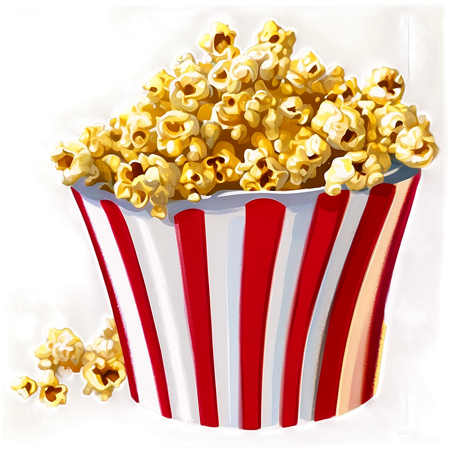 Realistic Popcorn Png Yct