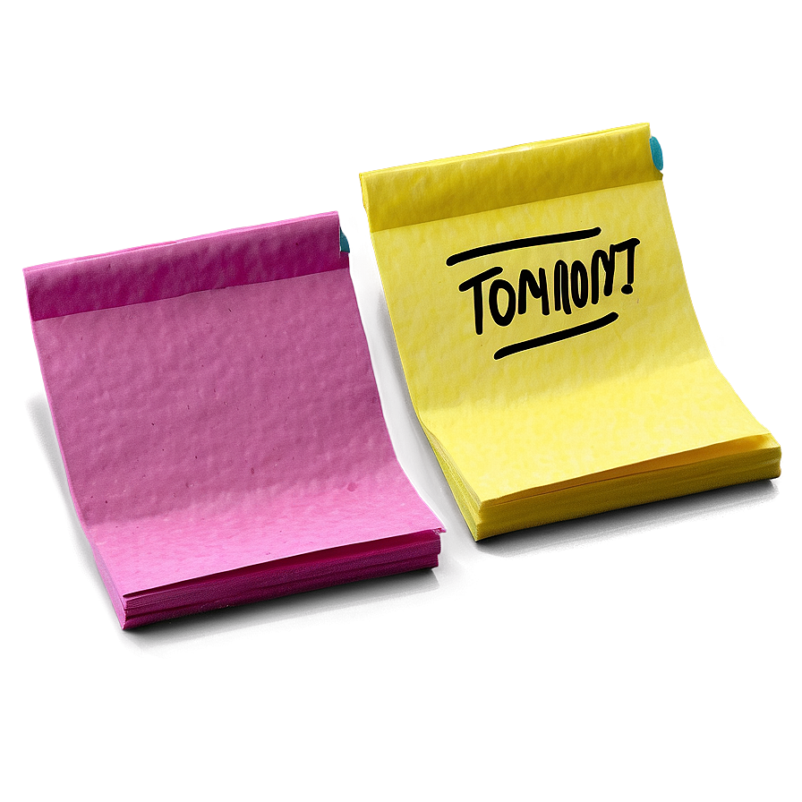 Realistic Post It Note Png 65