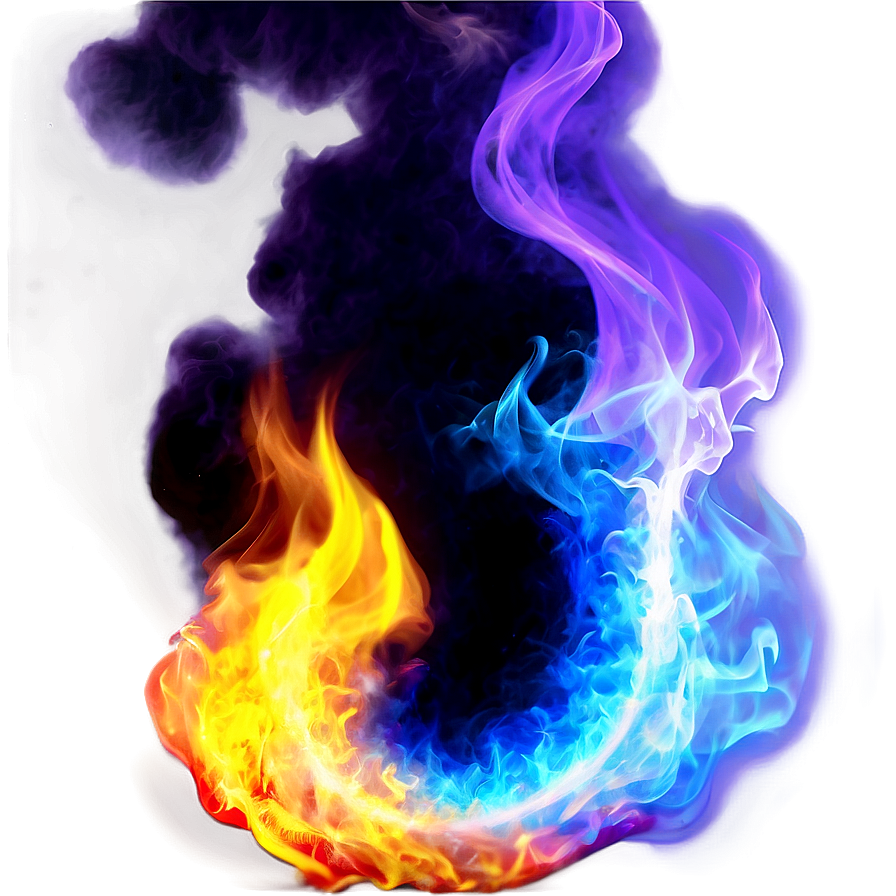 Realistic Purple Fire Png Knv