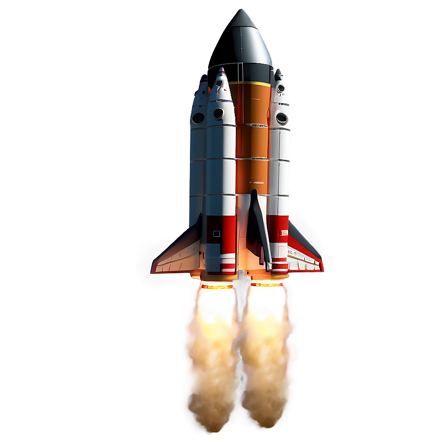 Realistic Rocketship Png 06132024