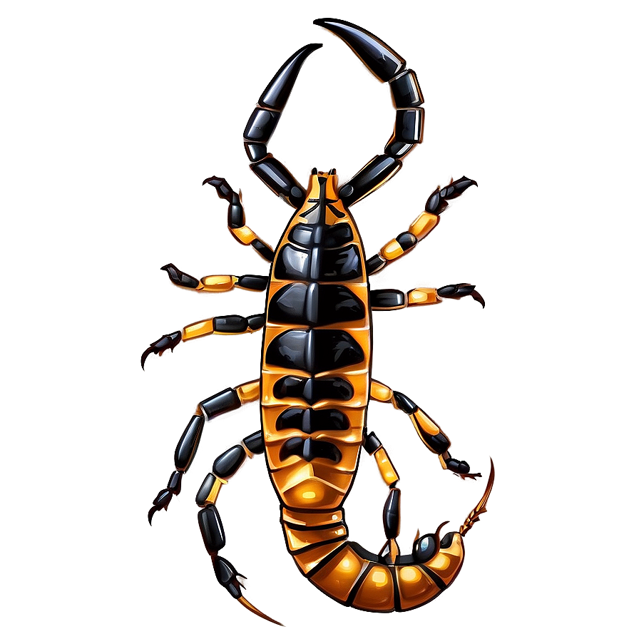 Realistic Scorpion Drawing Png 05242024