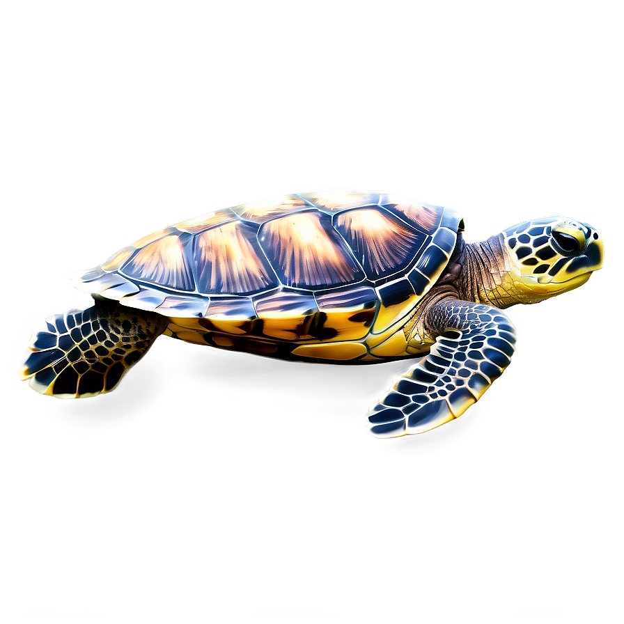 Realistic Sea Turtle Drawing Png Bqv28