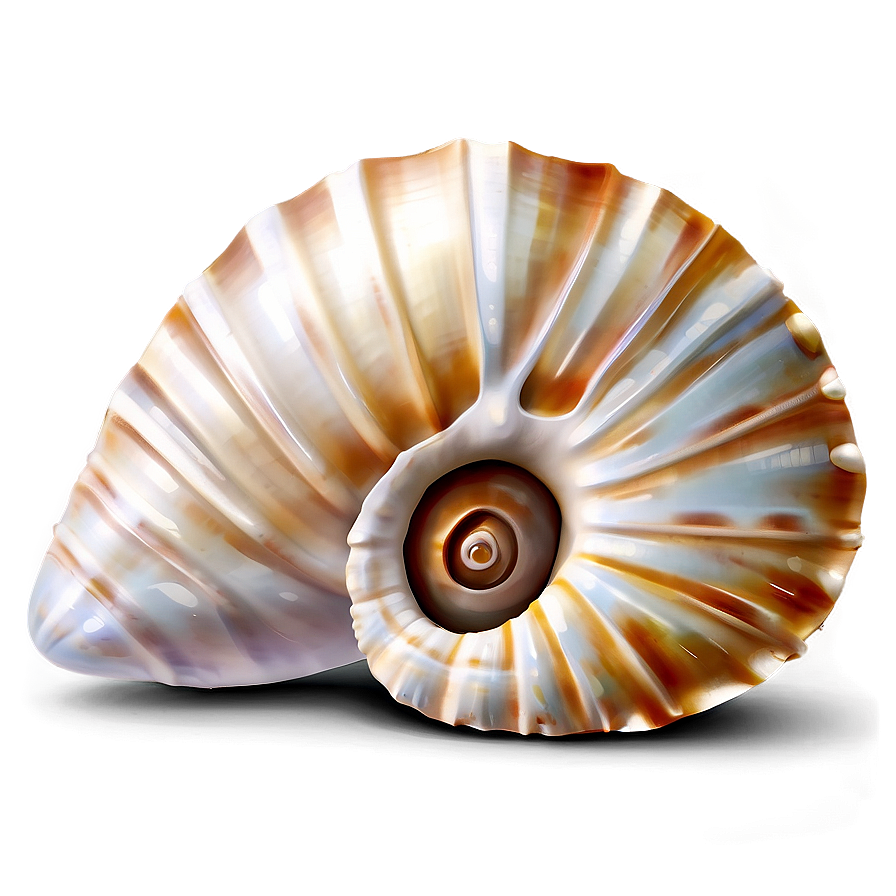 Realistic Seashell Illustration Png 05242024