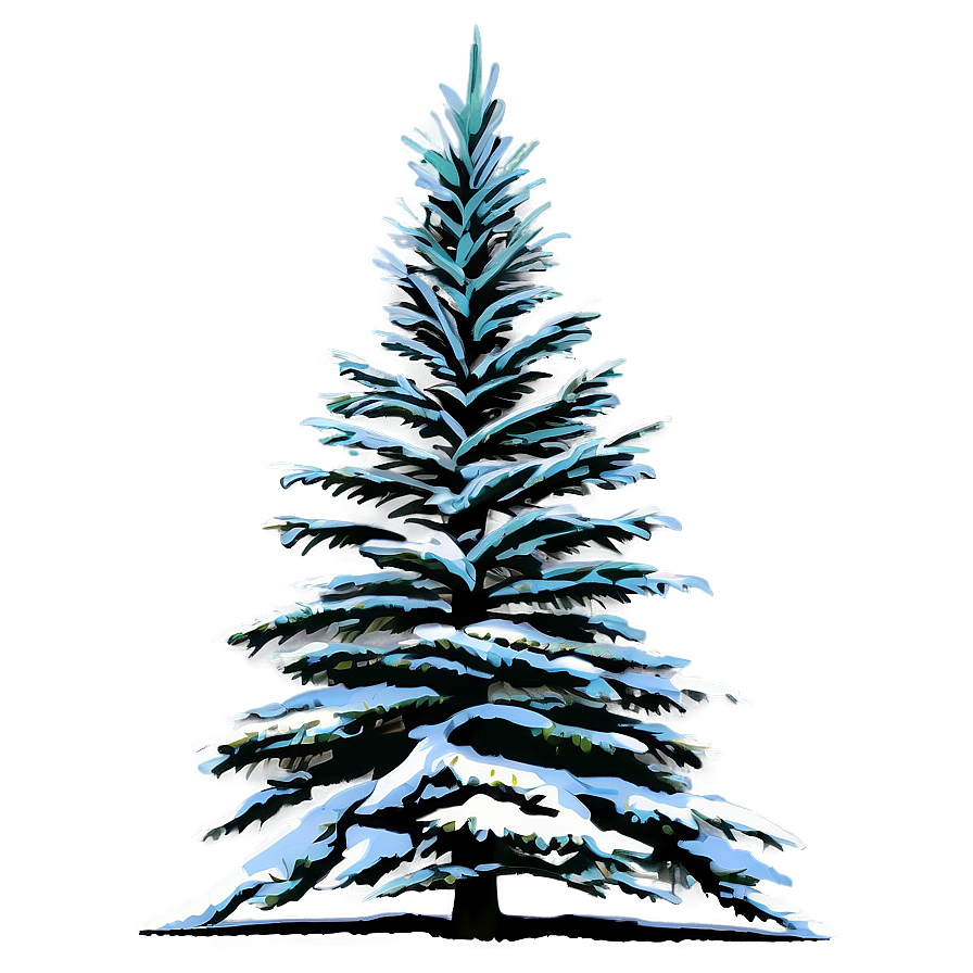 Realistic Spruce Tree Design Png 20