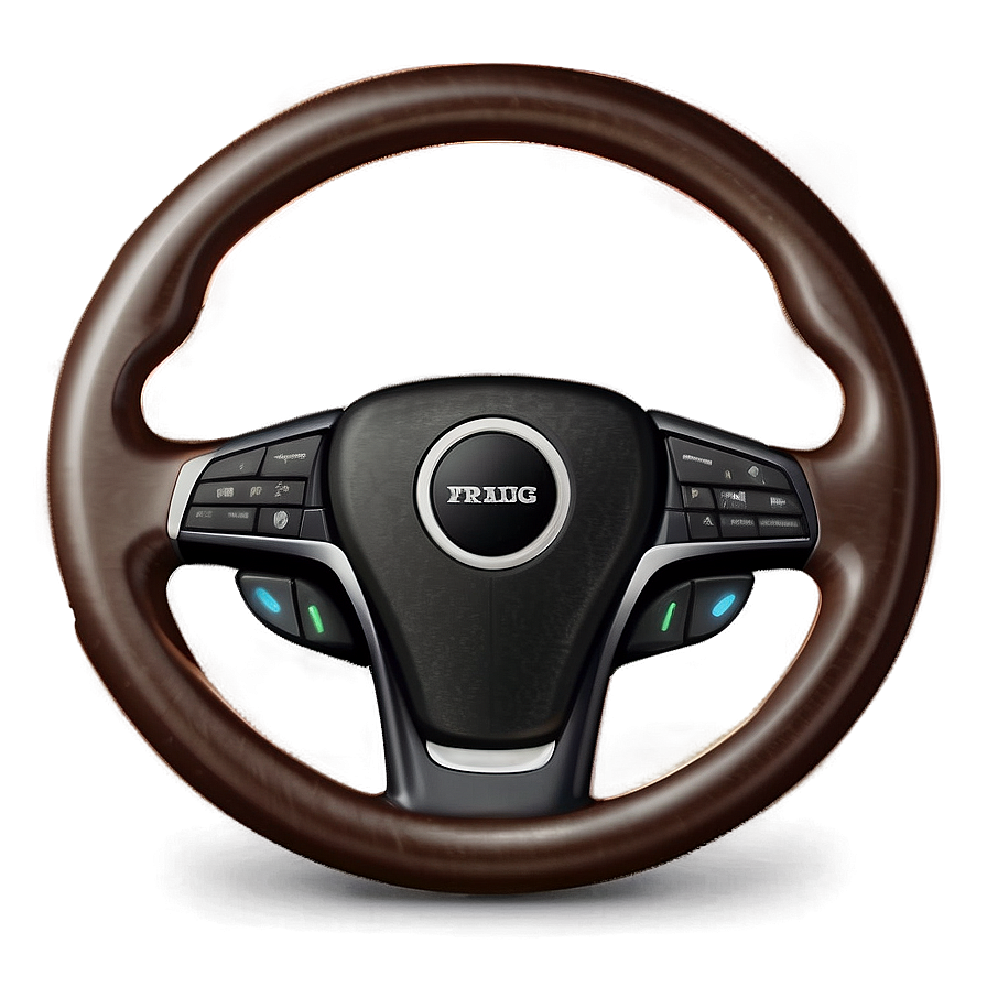 Realistic Steering Wheel Illustration Png Hiw15