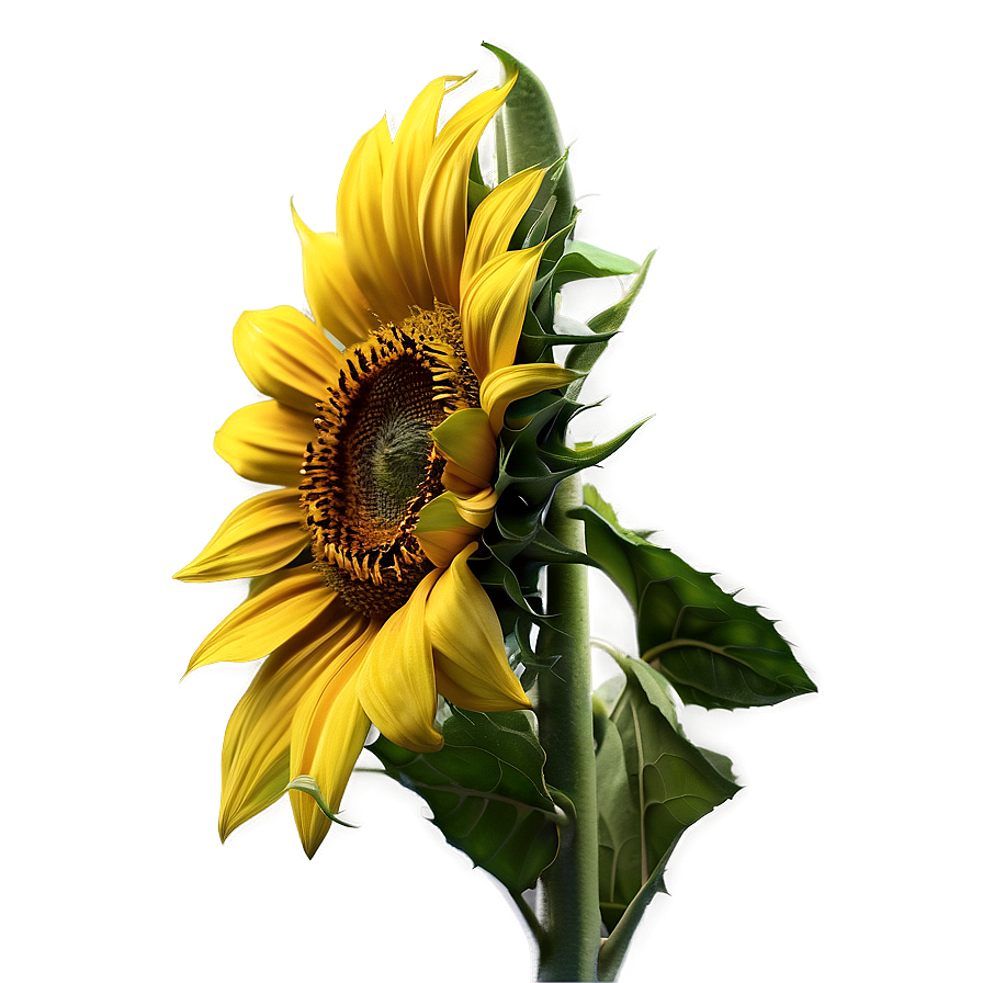 Realistic Sunflower Closeup Png 81