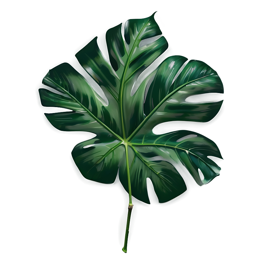 Realistic Tropical Leaf Graphic Png 06122024