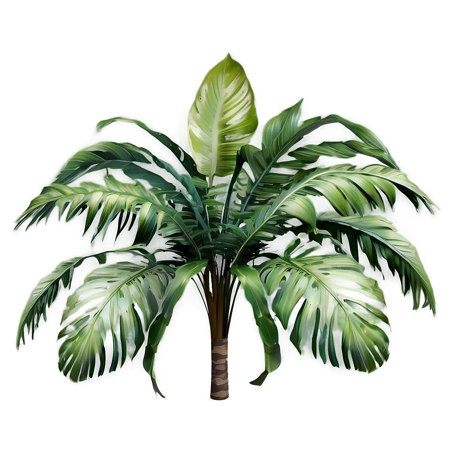 Realistic Tropical Plants Png Gjt