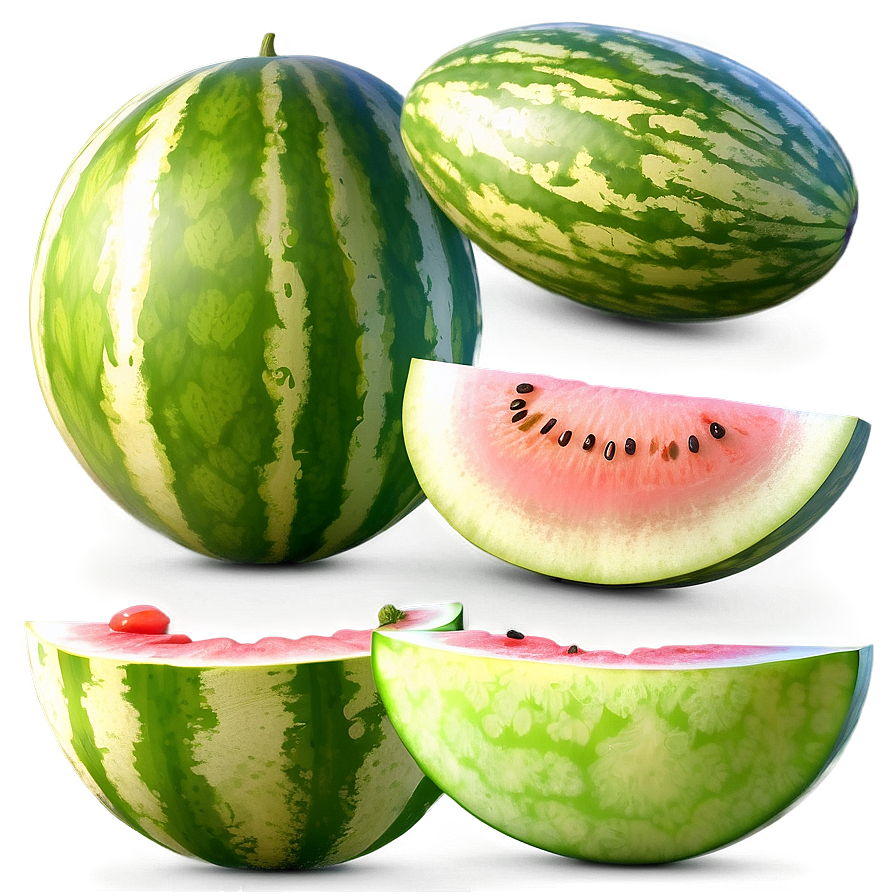 Realistic Watermelon Png 05232024