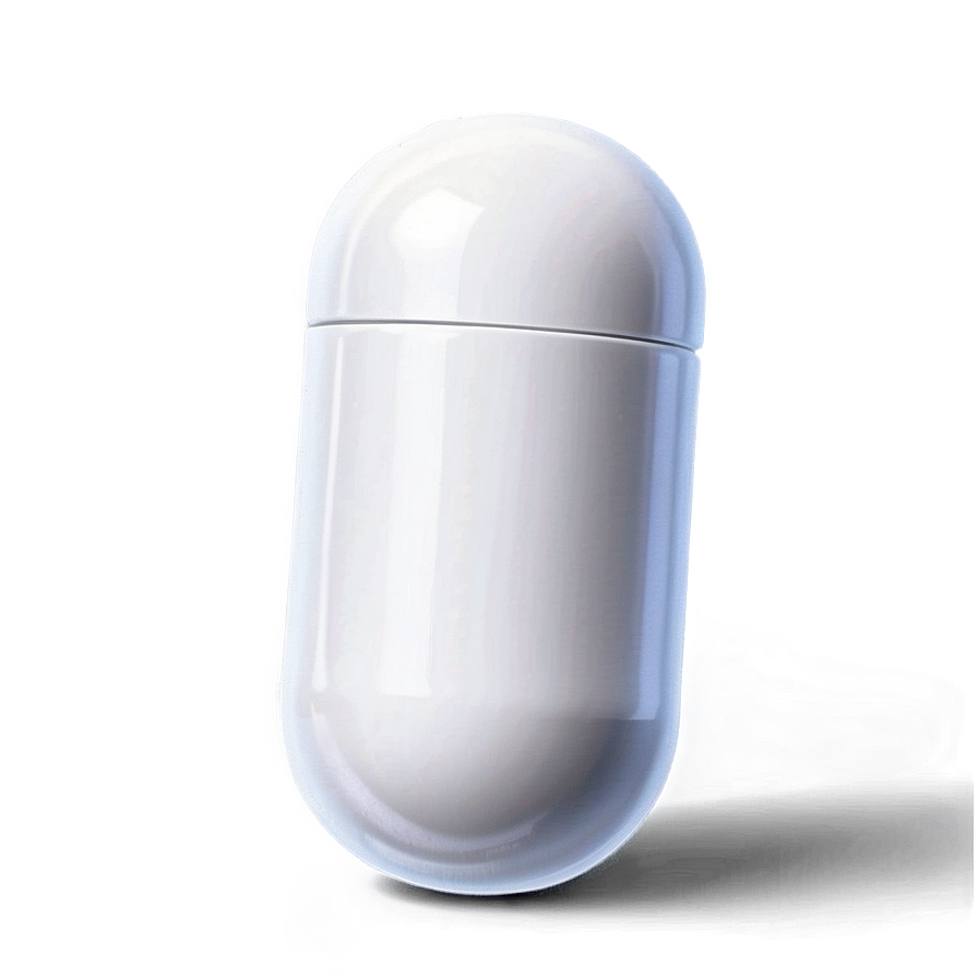 Realistic White Capsule Png Ggk