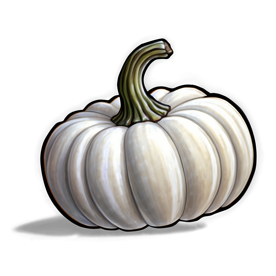 Realistic White Pumpkin Png Ewt