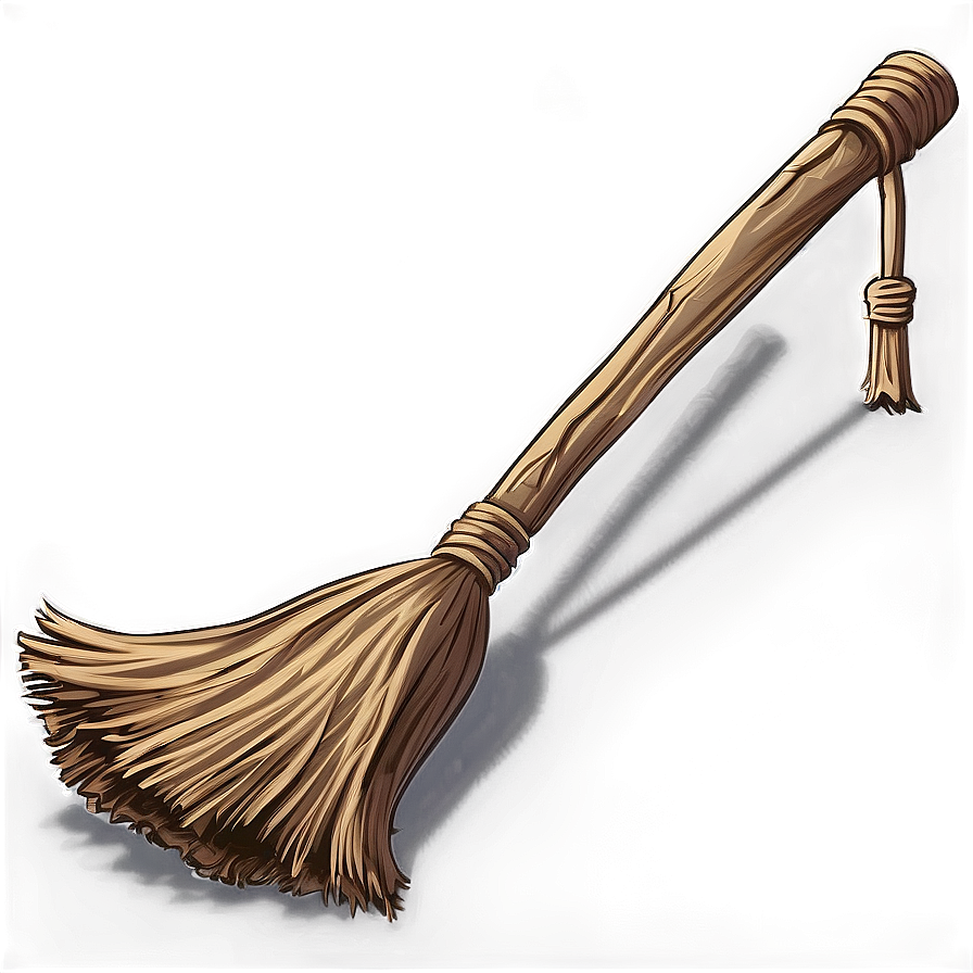 Realistic Witches Broom Png 06292024