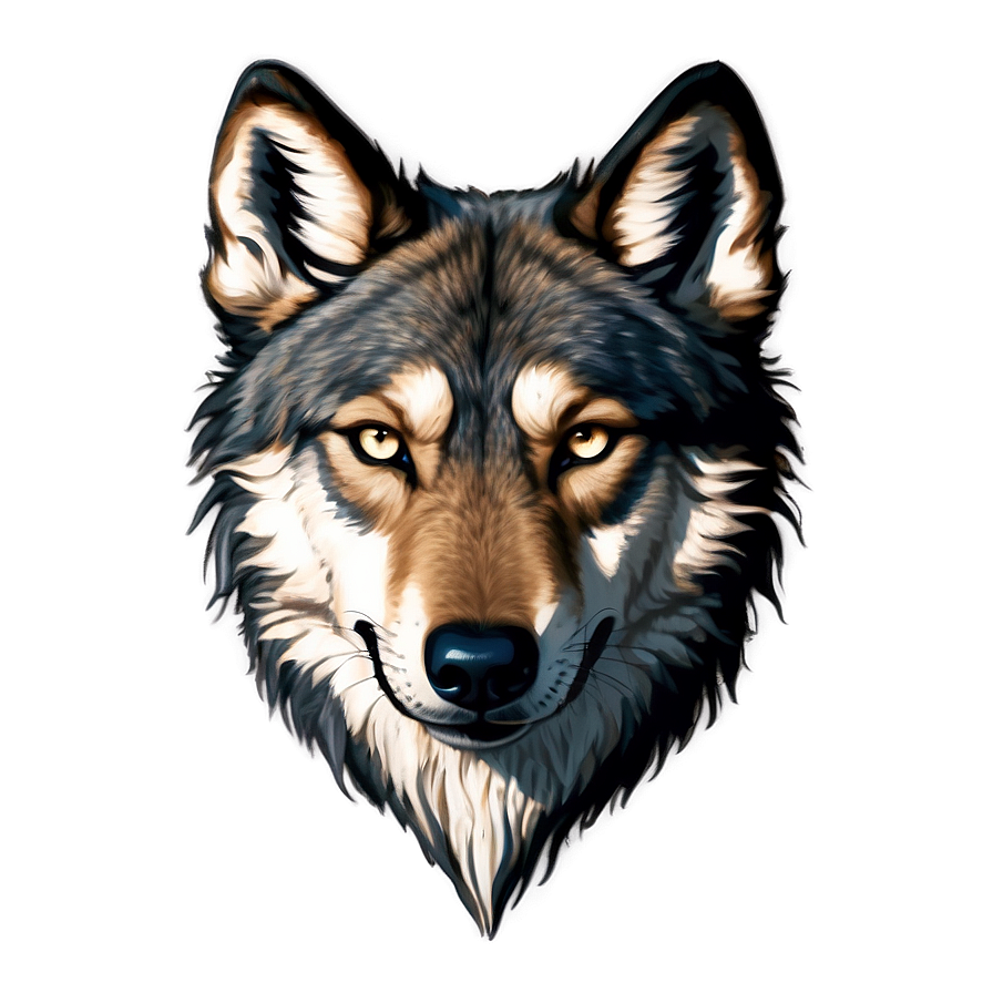 Realistic Wolf Head Drawing Png Lae