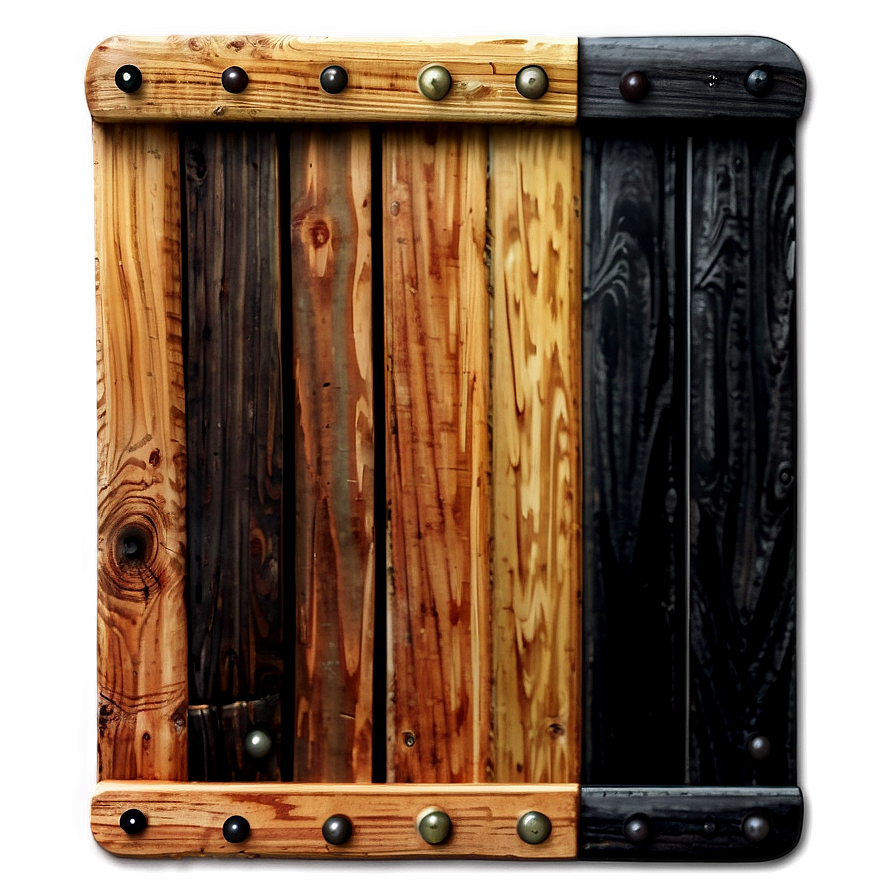 Realistic Wooden Board Png Rle