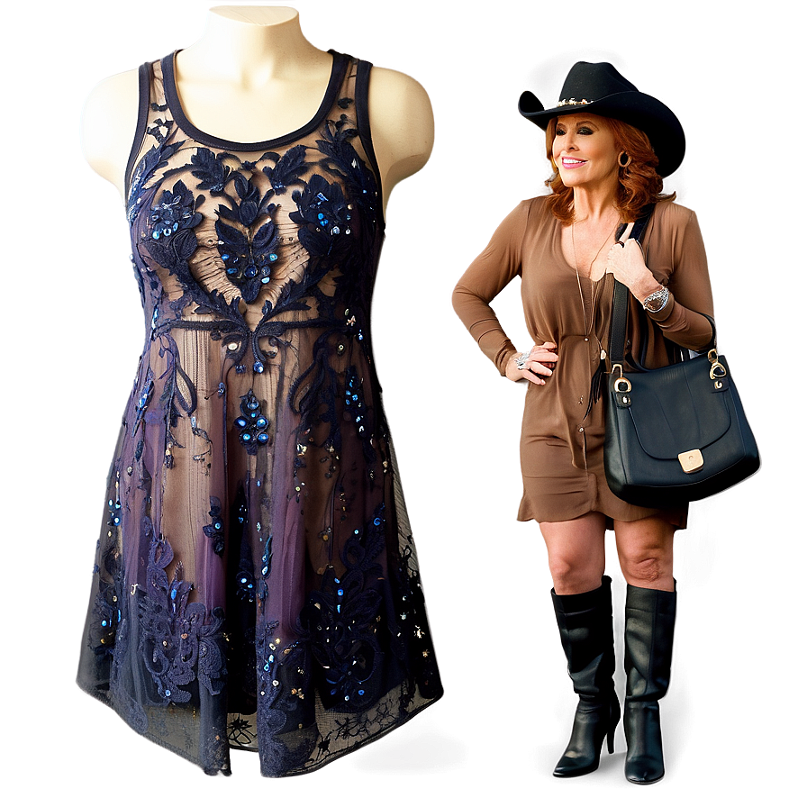 Reba Mcentire Concert Outfit Png Xfo