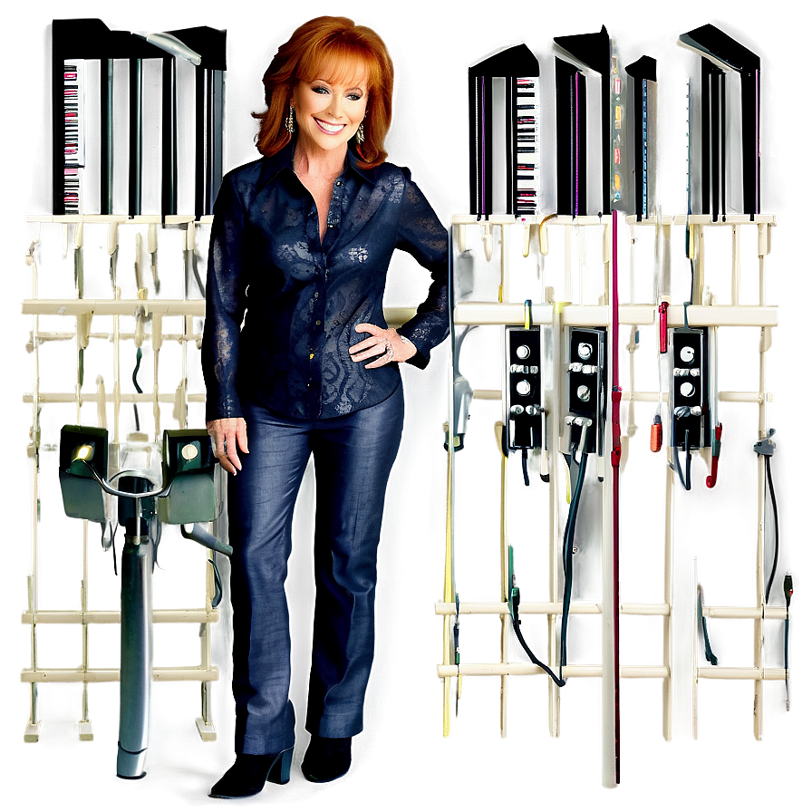 Reba Mcentire In Studio Png Rvj12