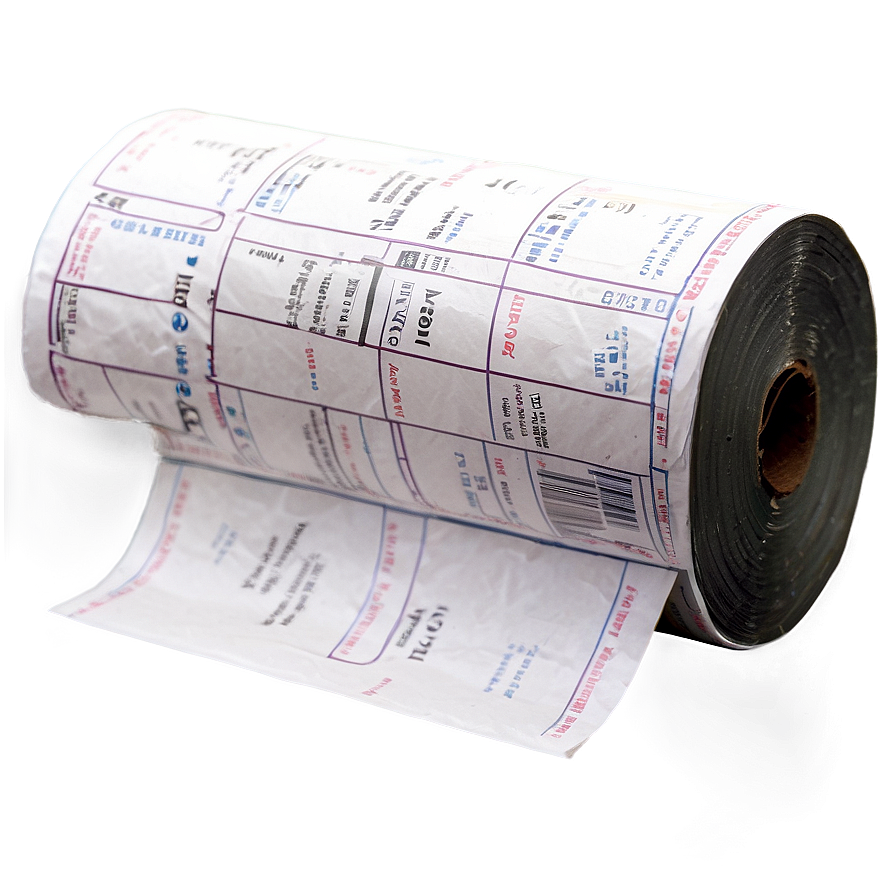 Receipt Roll Png Qto