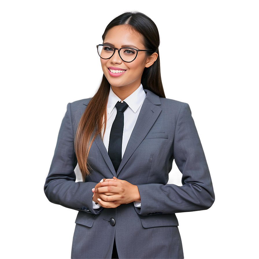 Receptionist With Bell Png 06272024