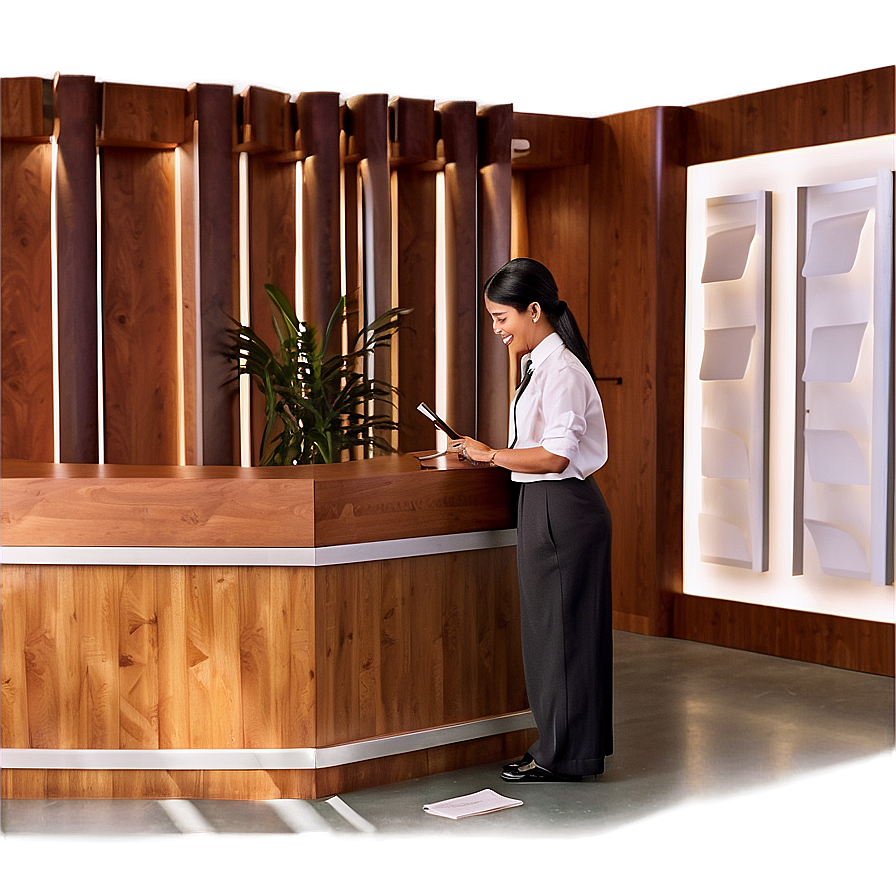 Receptionist Writing Notes Png Iwx