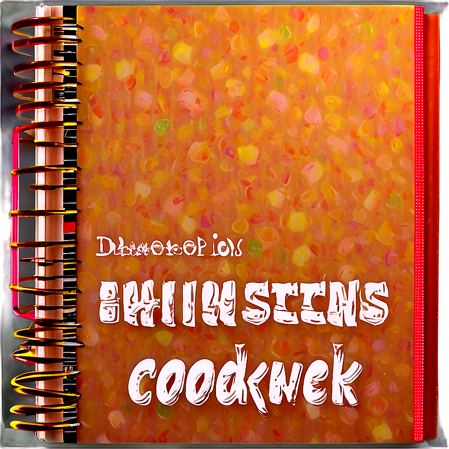 Recipe Cookbook Document Png 05252024