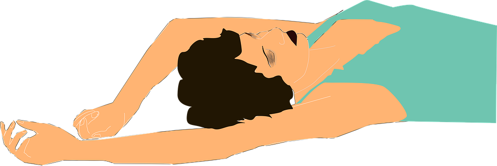 Reclining Woman Vector Art