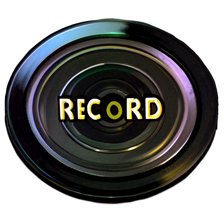 Record Button Sticker Png 63