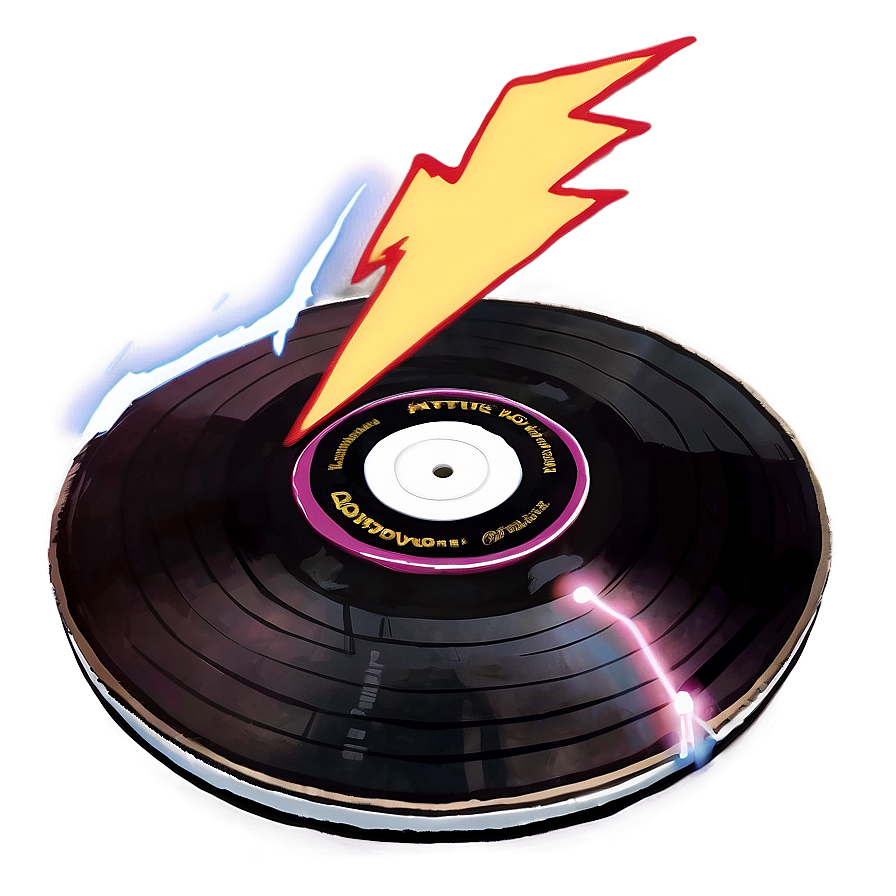 Record With Lightning Bolt Png 78