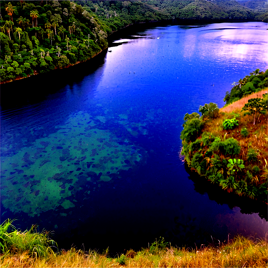 Recreational Lake Created By Dam Png 43