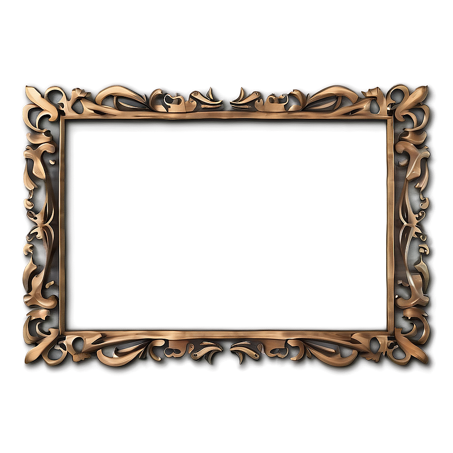 Rectangular Ornate Frame Png Dtd