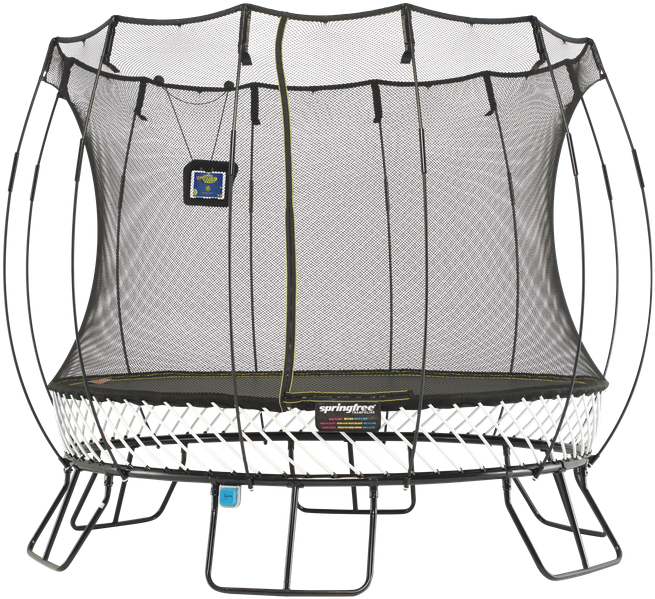 Rectangular Trampoline With Enclosure