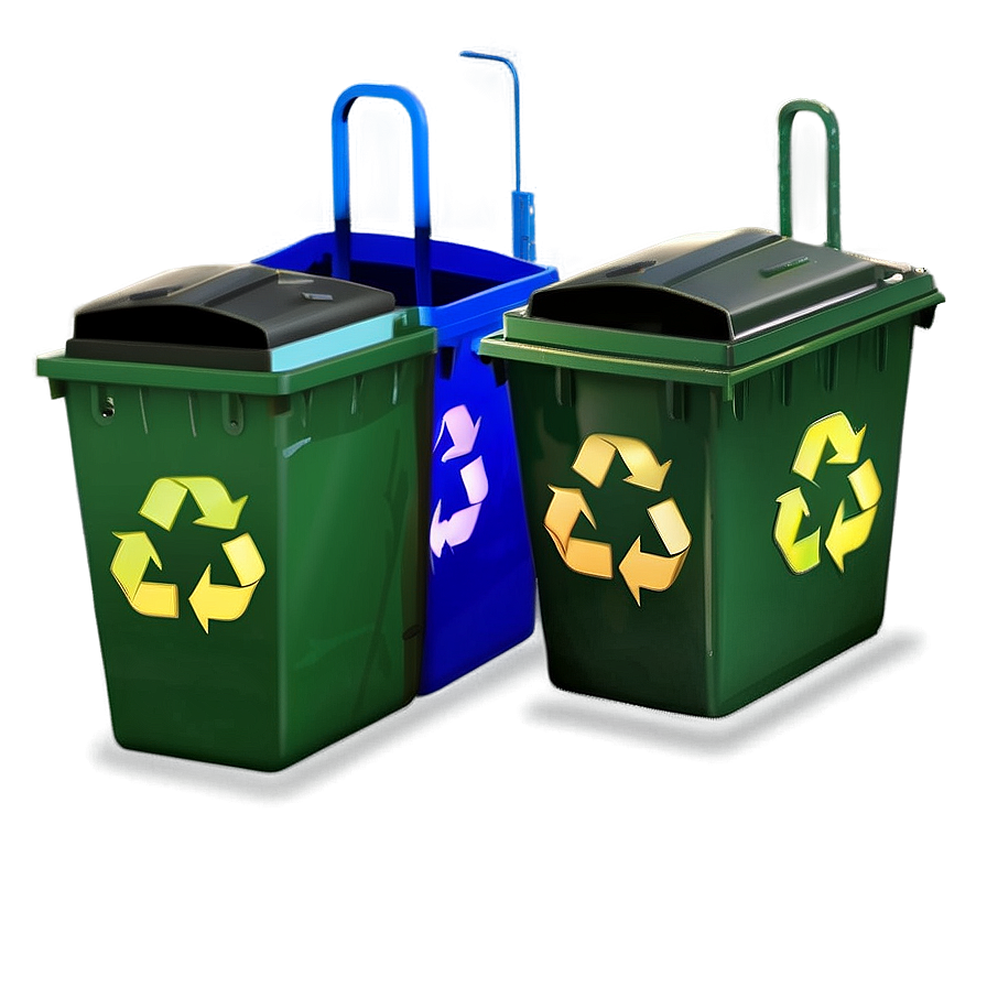 Recycle Bin Set Png 06132024