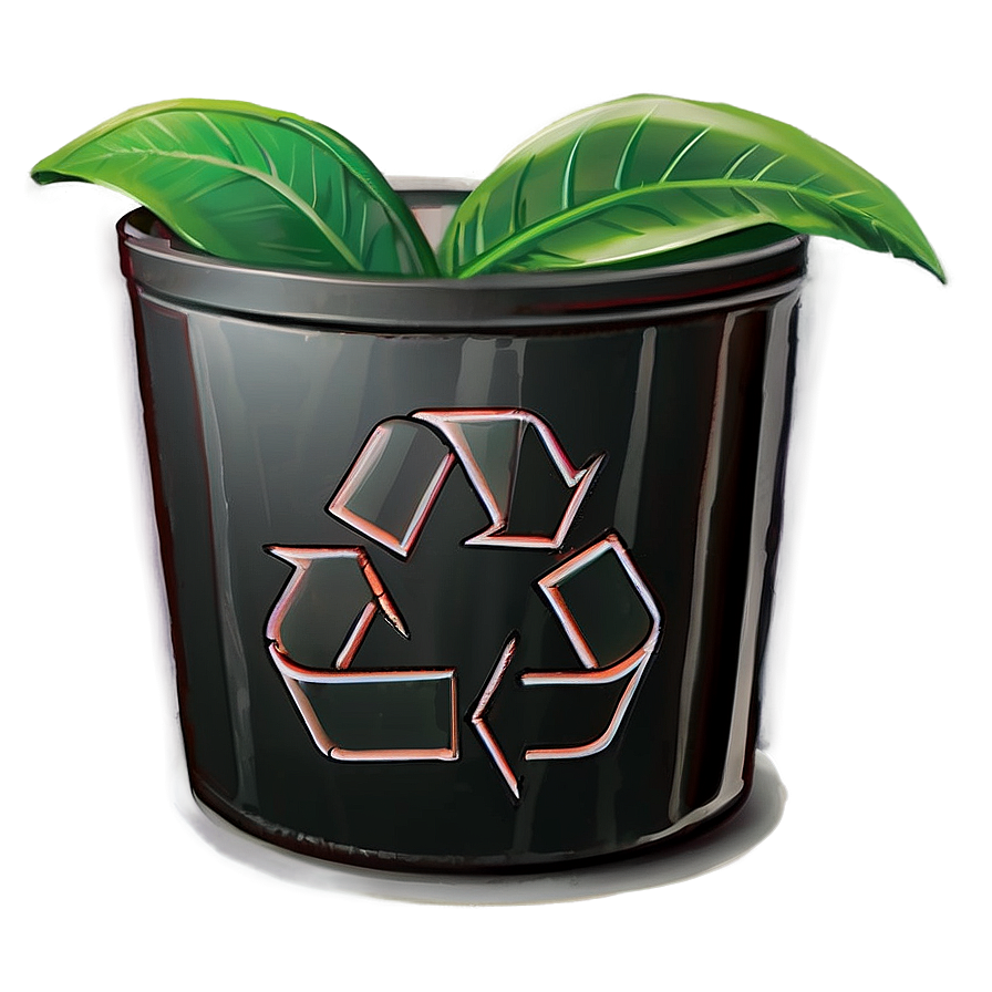 Recycle Plant Illustration Png 05242024