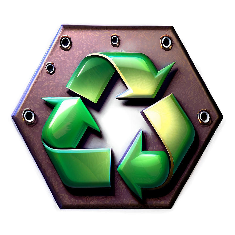 Recycle Symbol In Circle Png 05252024