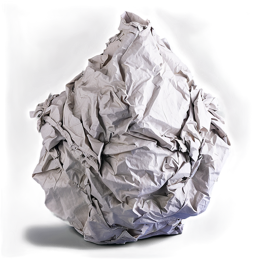 Recycled Crumpled Paper Png 05242024