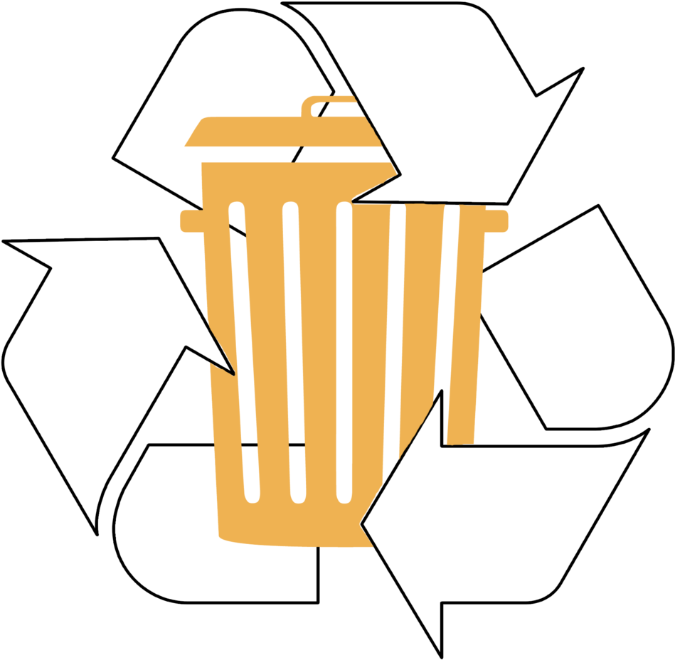 Recycling Bin Within Recycle Symbol