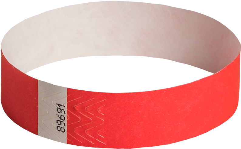 Red Admission Wristband