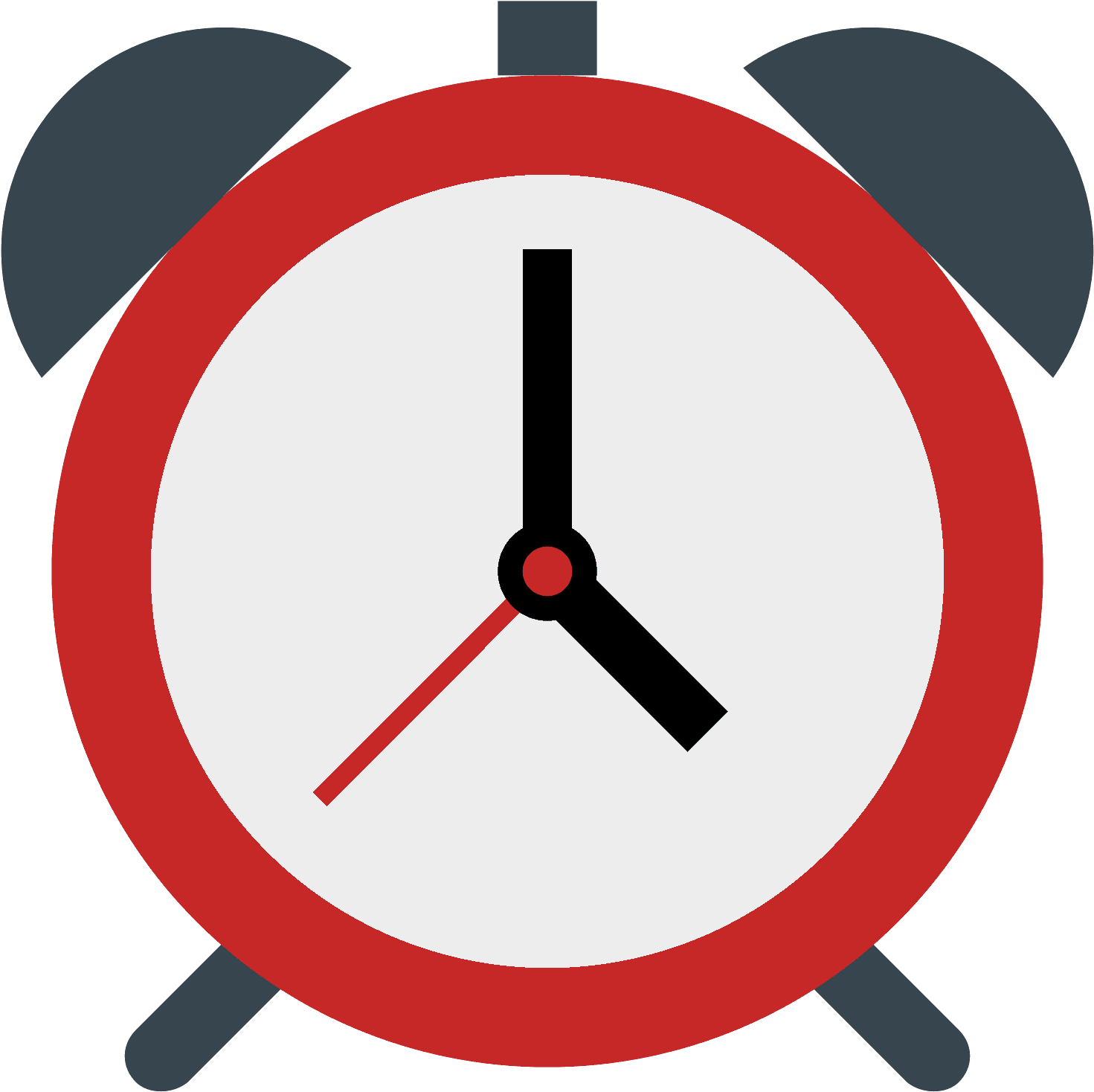 Red Alarm Clock Icon