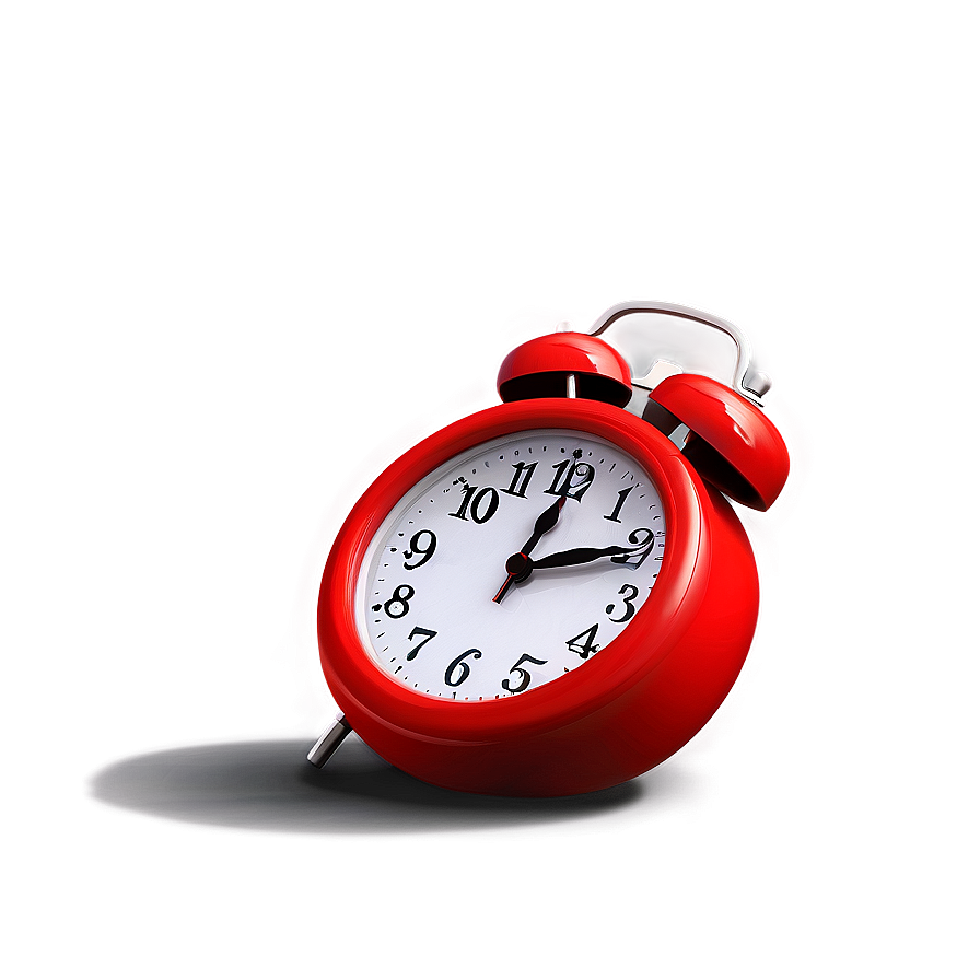 Red Alarm Clock Png 05252024