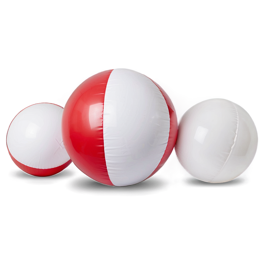 Red And White Beach Ball Png 72