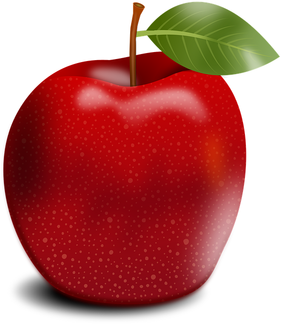 Red Apple Illustration