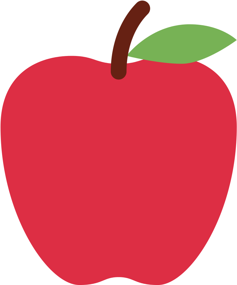 Red Apple Vector Illustration