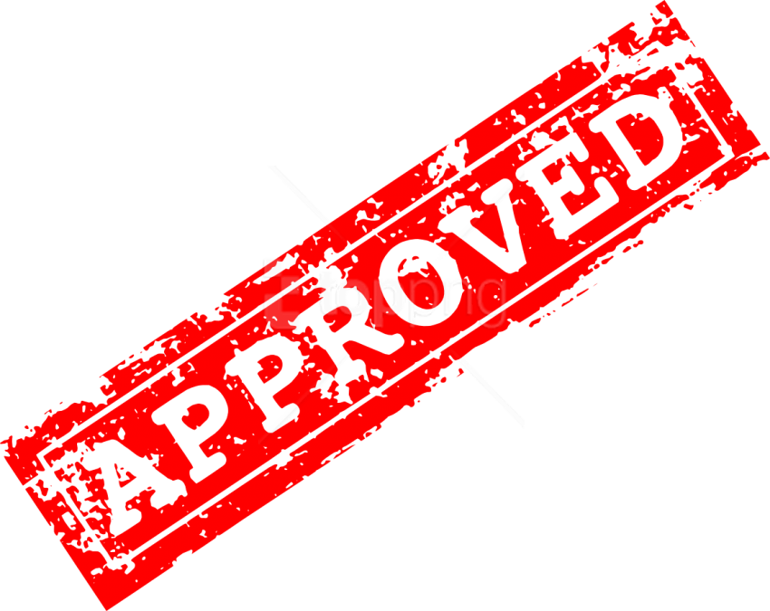 Red Approved Stamp Overlay