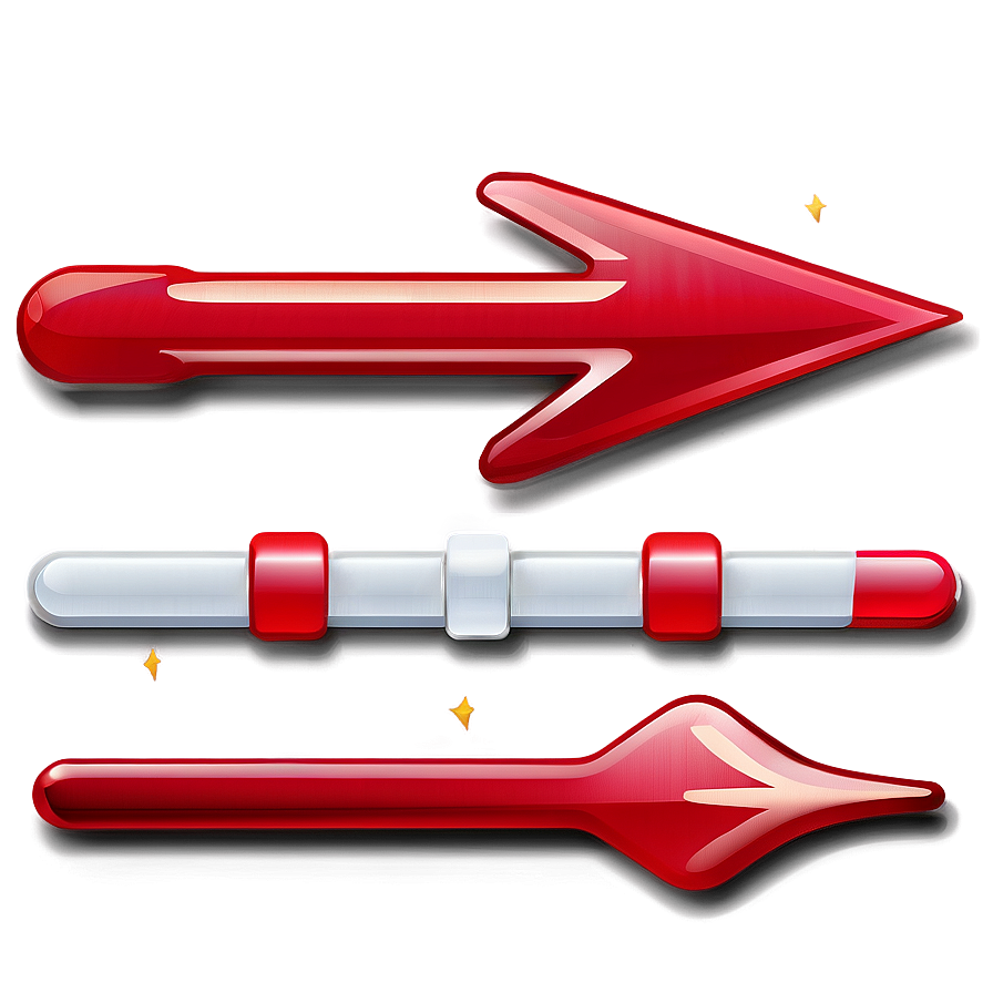 Red Arrow Button Icon Png 04302024