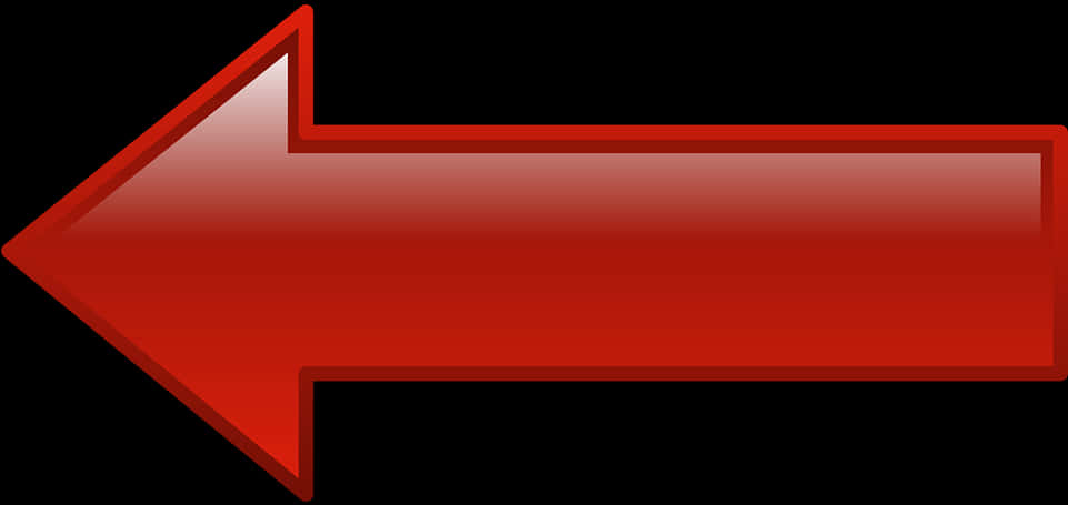 Red Arrow Direction Indicator