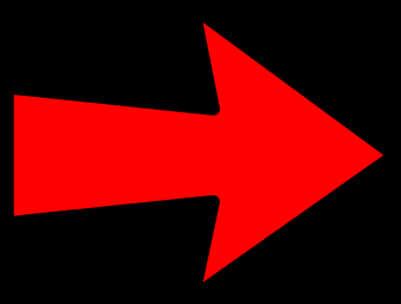 Red Arrow Directional Sign