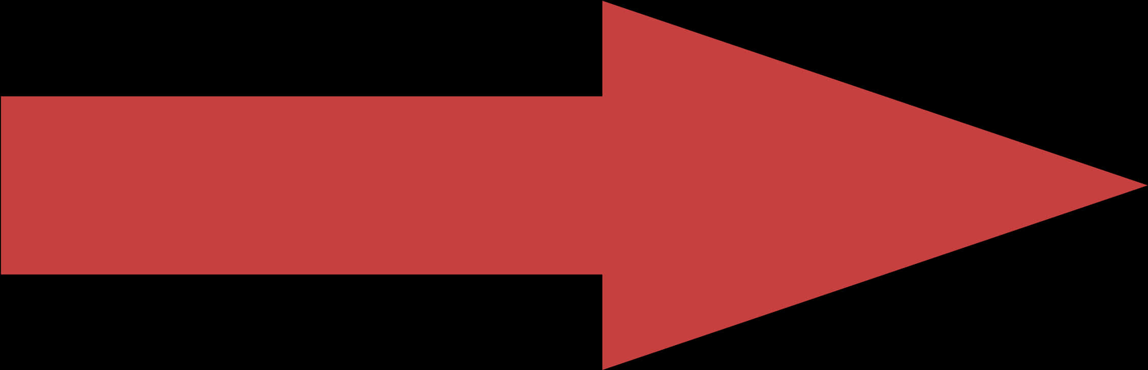 Red Arrow Graphic Directional Symbol